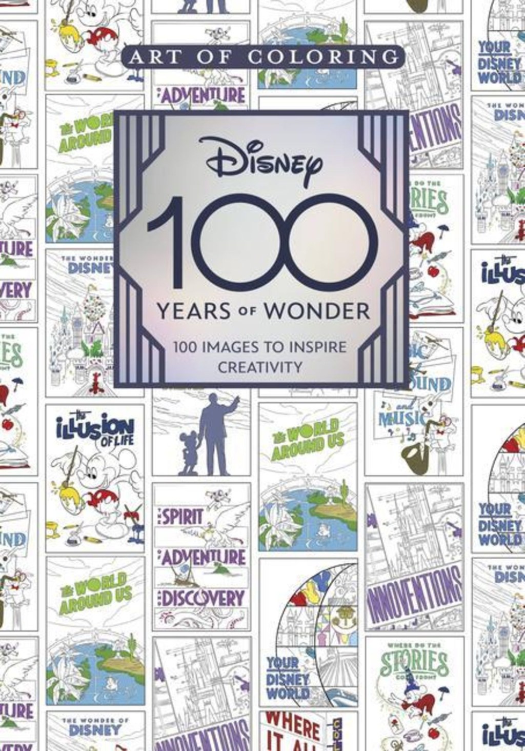 Picture of: ‘Art of Coloring: Disney  Years of Wonder:  Images to Inspire  Creativity’ von ‘Staff of the Walt Disney Archives’ – ‘Taschenbuch’ –