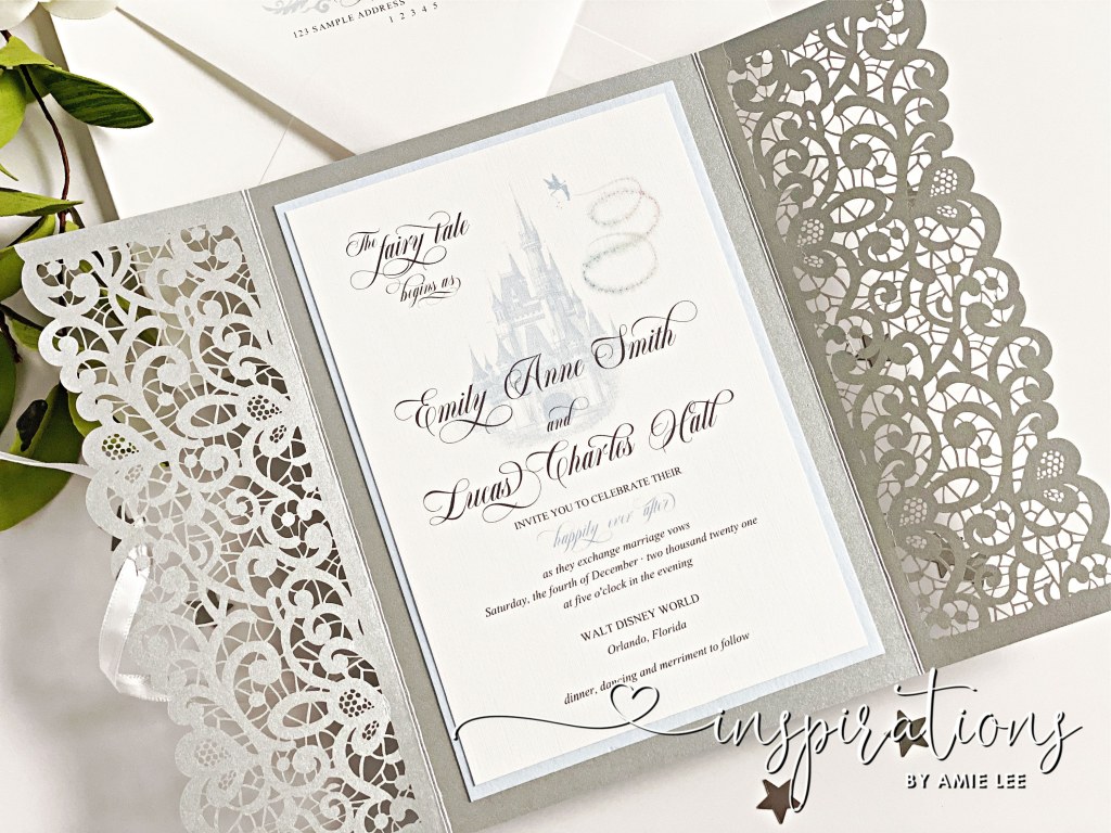 Picture of: Cinderella Wedding Invitations Formal Disney Wedding Elegant – Etsy
