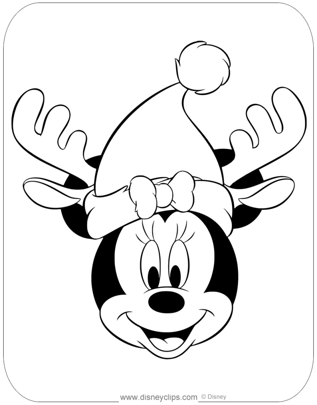 Picture of: Disney Christmas Coloring Pages  Disneyclips