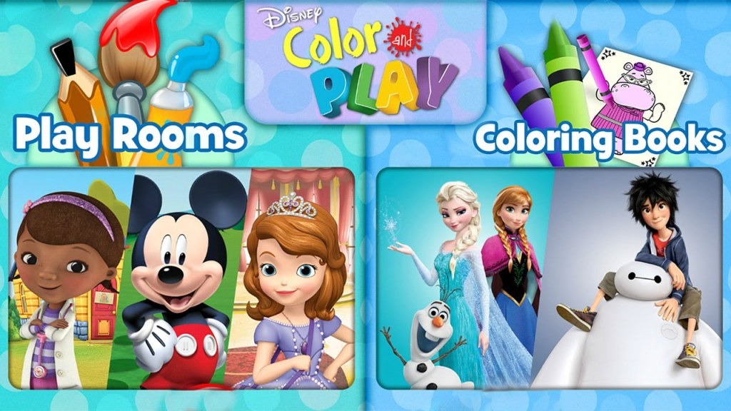Picture of: Disney Color and Play (By Disney) – iOS / Android – Gameplay Video