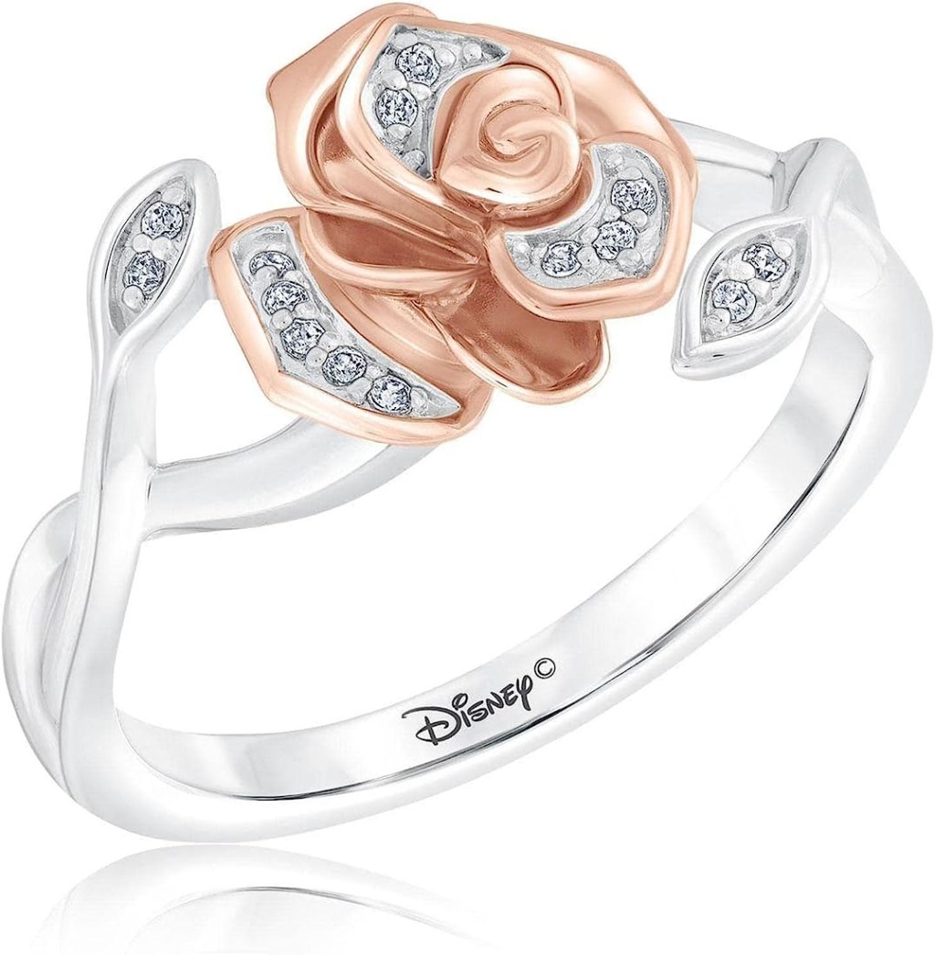 Picture of: Disney Enchanted Belle’s Rose / Carat Diamond Ring – Size