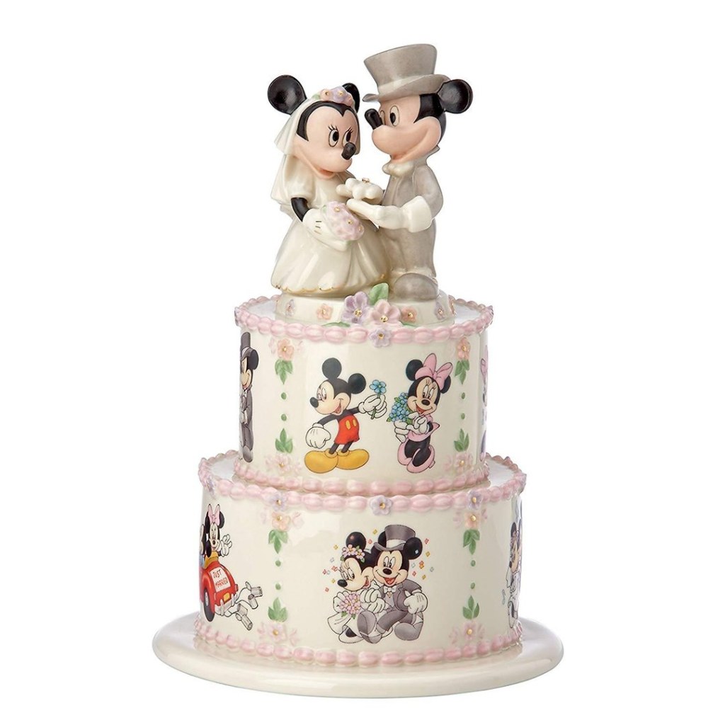 Picture of: Disney Figur Lenox Minnie`s Wedding Day Wishes Kuchentopper Mickey