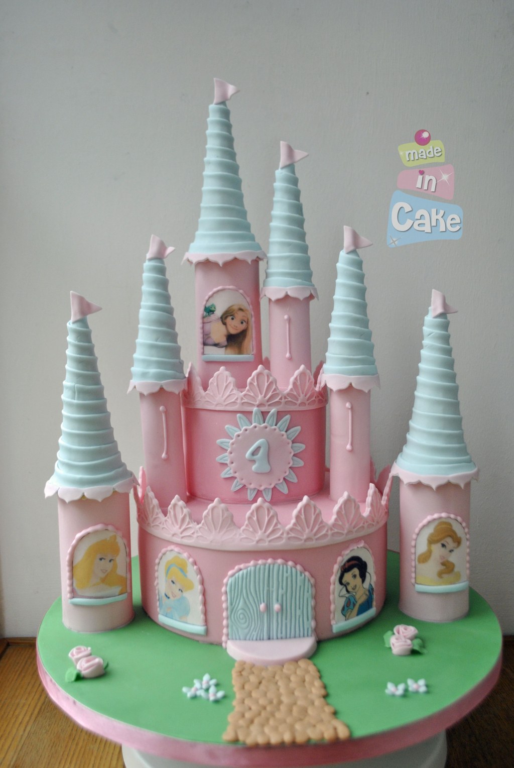 Picture of: Disney princess castle cake, pink   Princess castle cake, Disney