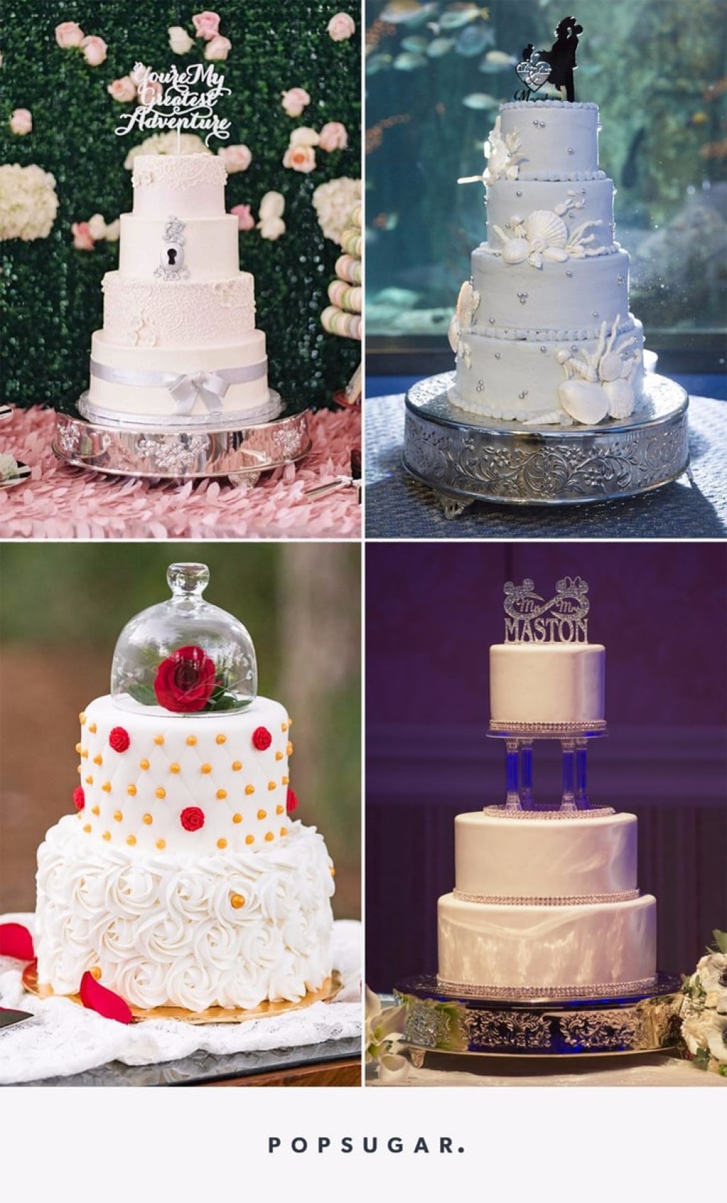 Picture of: Disney Wedding Cake Ideas  POPSUGAR Food