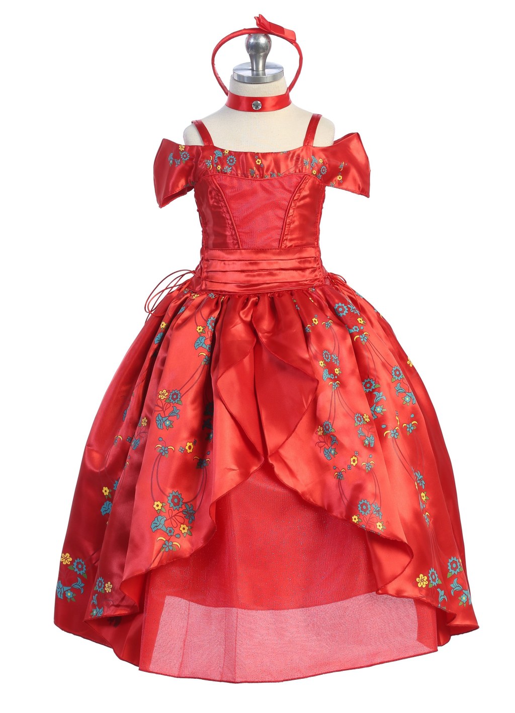 Picture of: Elena Dress / Disney Inspired Princess Elena of Avalor Inspired Costume /  Ball gown style for toddler, child, girl Princess Costume