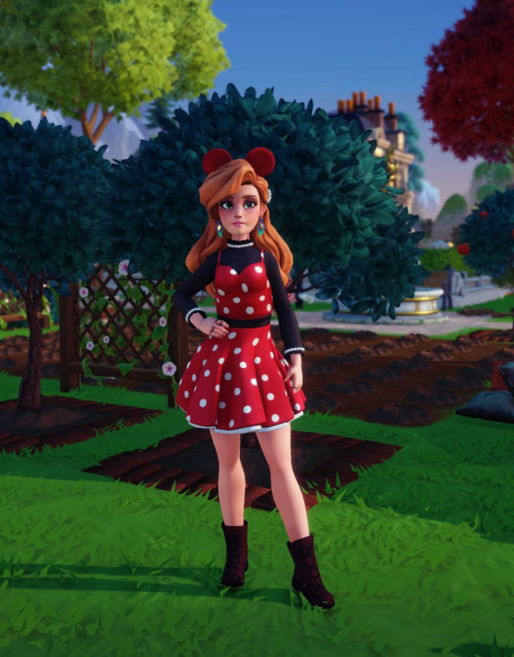 Picture of: FINALLY Minnie’s level  friendship dress is here!!! 🥰 : r