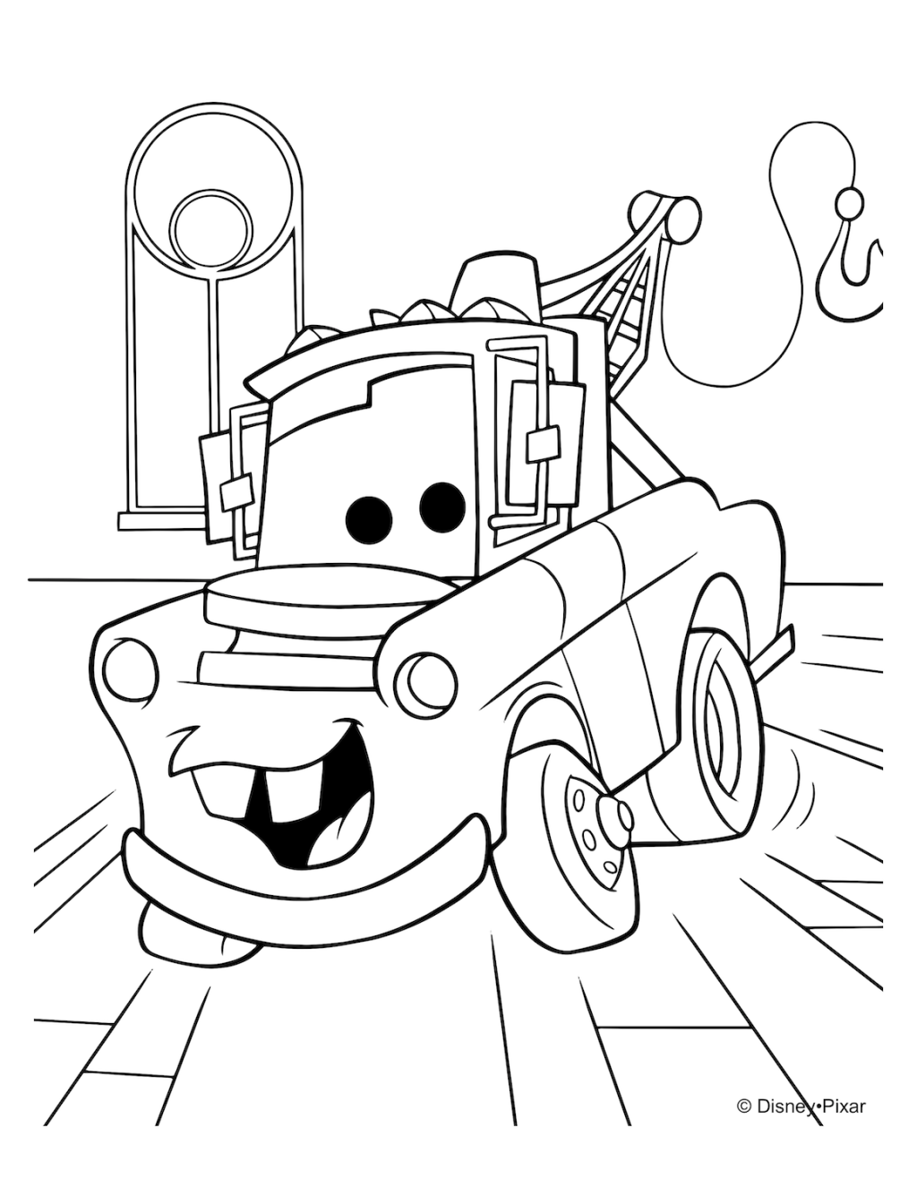Picture of: FREE Disney Cars Coloring Pages