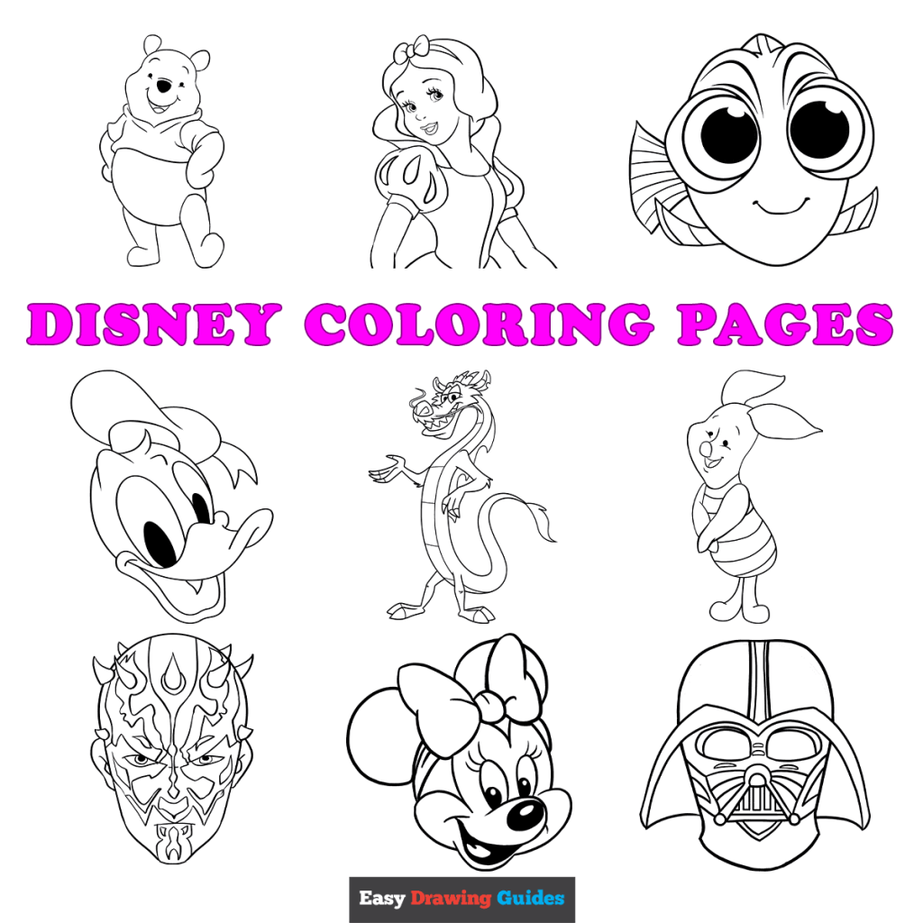 Picture of: Free Printable Disney Coloring Pages for Kids