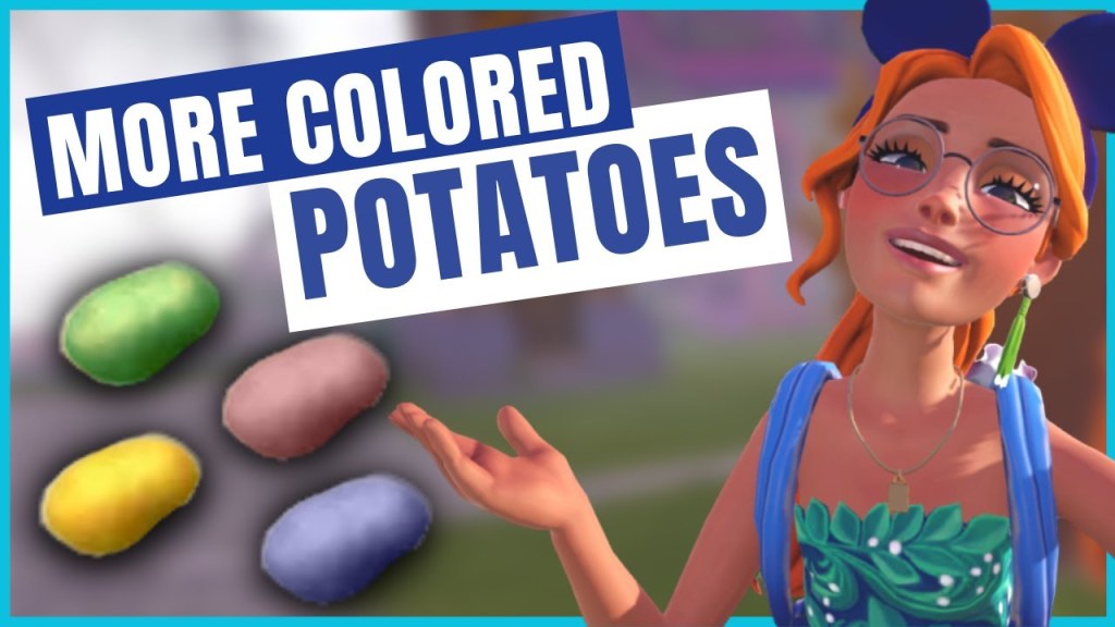 Picture of: How To Get MORE Colored Potatoes. Dreamlight Valley Secret Hidden Potato  Quests
