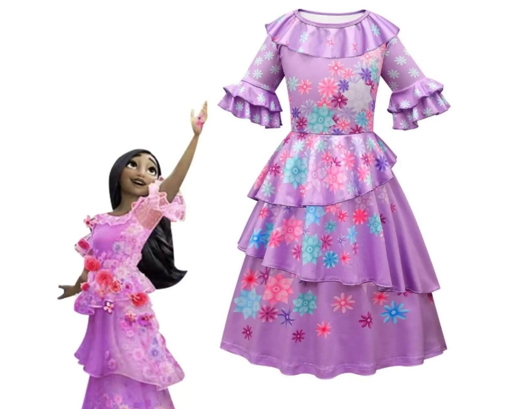 Picture of: Isabela Kleid Kindergrößen Encanto Kostüm Disney World – Etsy