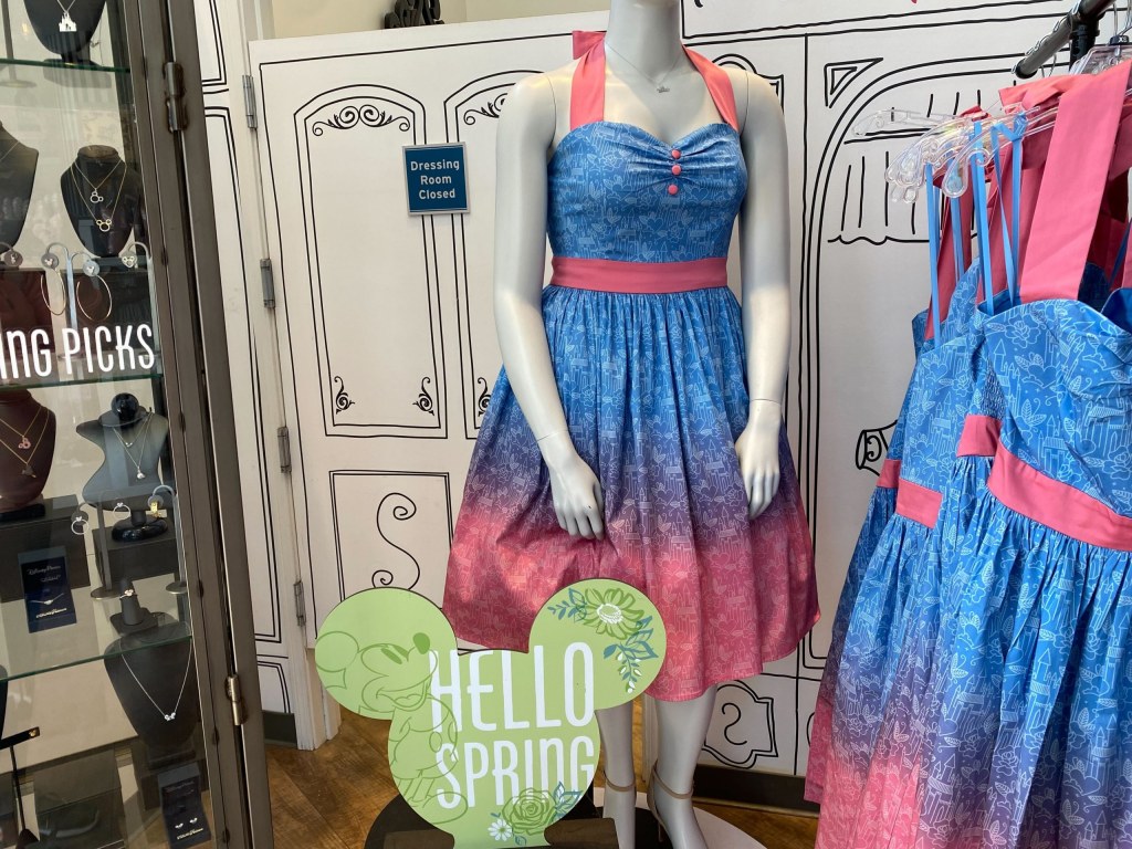 Picture of: Make it Pink and Blue With New Princess Aurora Dress at Disneyland