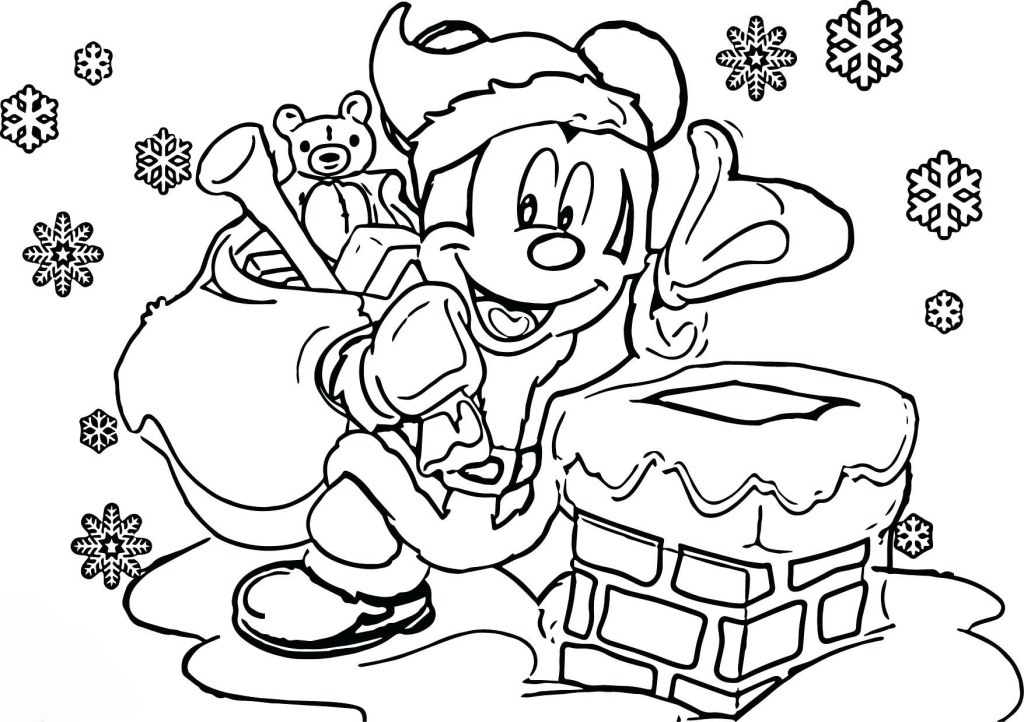 Picture of: Mickey Mouse Christmas Coloring Pages – Best Coloring Pages For Kids