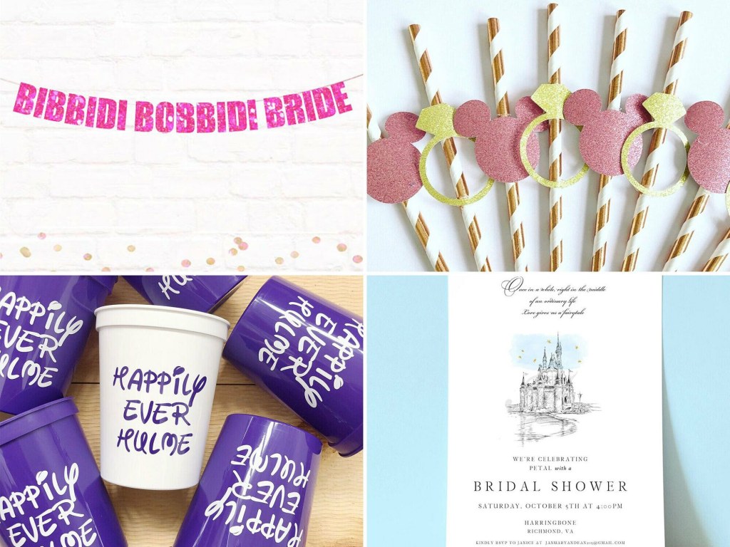 Picture of: Must-Have Items for a Disney Bridal Shower