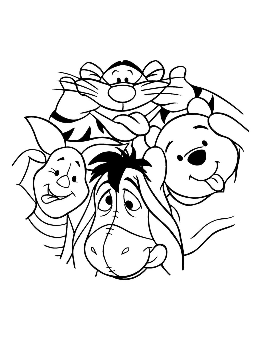 Picture of: Oso Disney Pooh y amigos para colorear, imprimir e dibujar