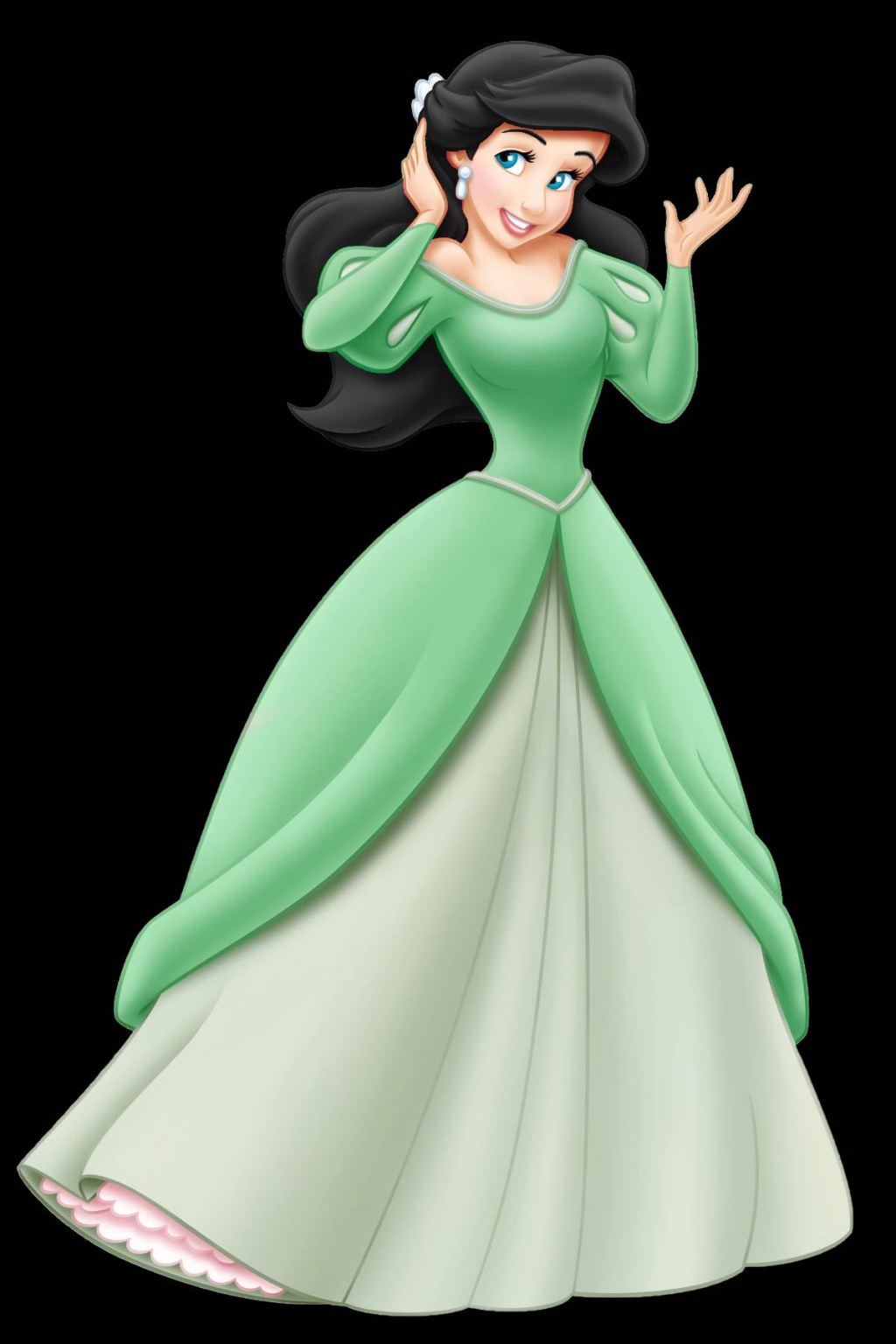 Picture of: Princess Melody Series: Green Dress # by MermaidMelodyEdits on