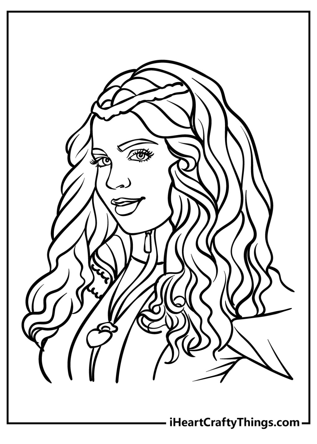 Picture of: Printable Descendants Coloring Pages (Updated )