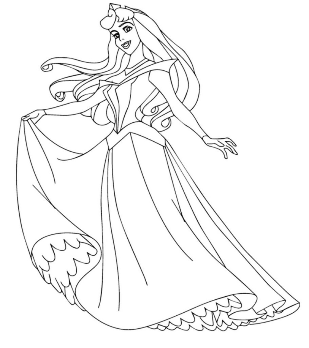 Picture of: Top  Disney Princess Coloring Pages For Your Little Girl
