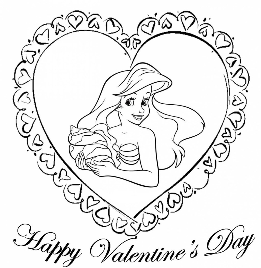 Picture of: Valentines Disney Coloring Pages – Best Coloring Pages For Kids