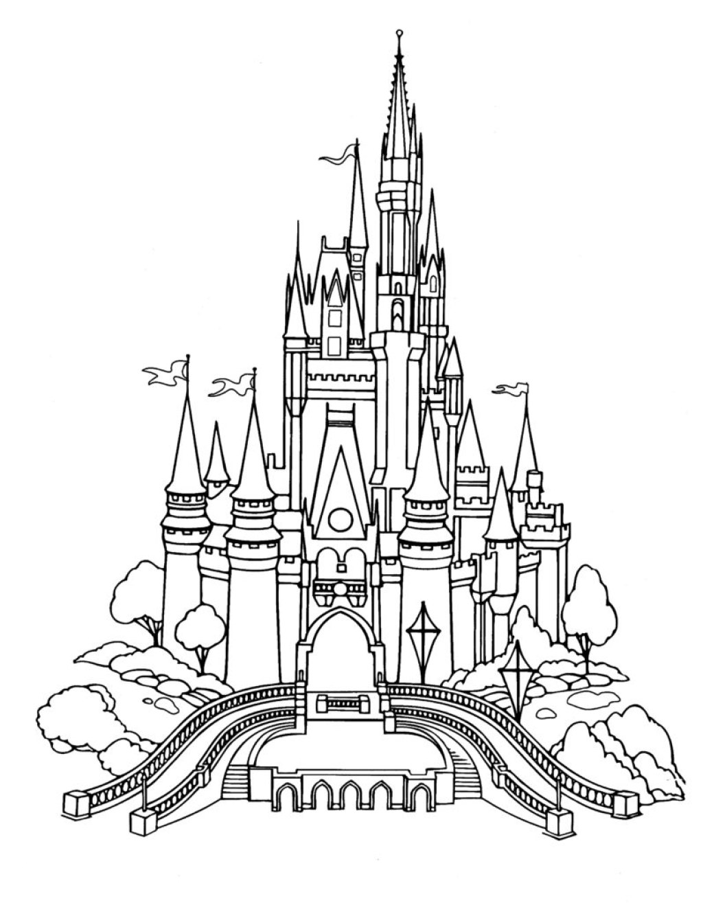 Picture of: Walt Disney World Coloring Pages – The Disney Nerds Podcast