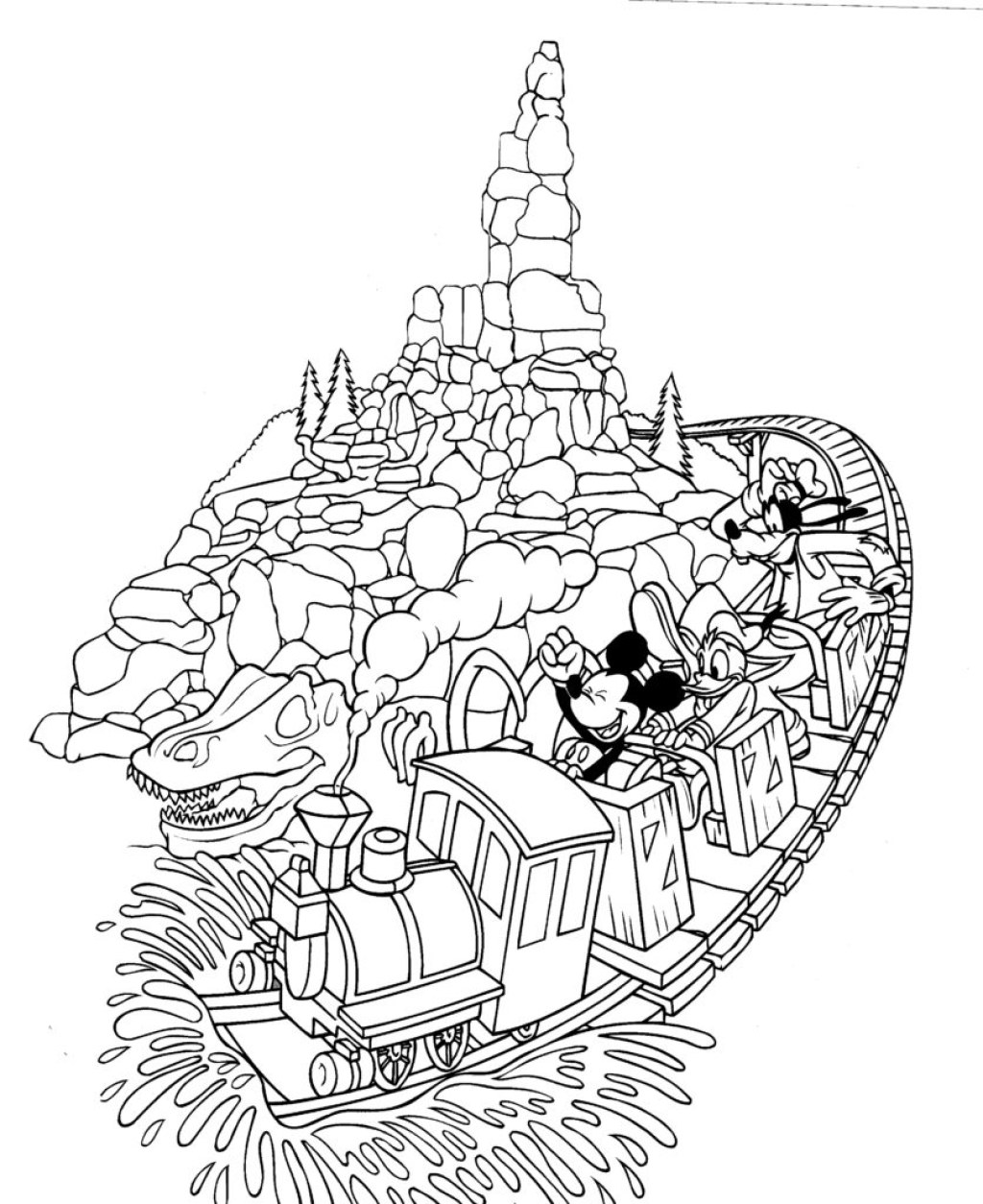Picture of: Walt Disney World Coloring Pages – The Disney Nerds Podcast