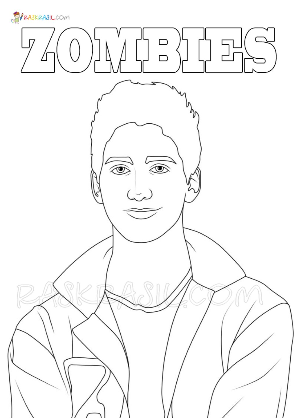 Picture of: Z-O-M-B-I-E-S Coloring Pages  Free Printable Movie Disney+